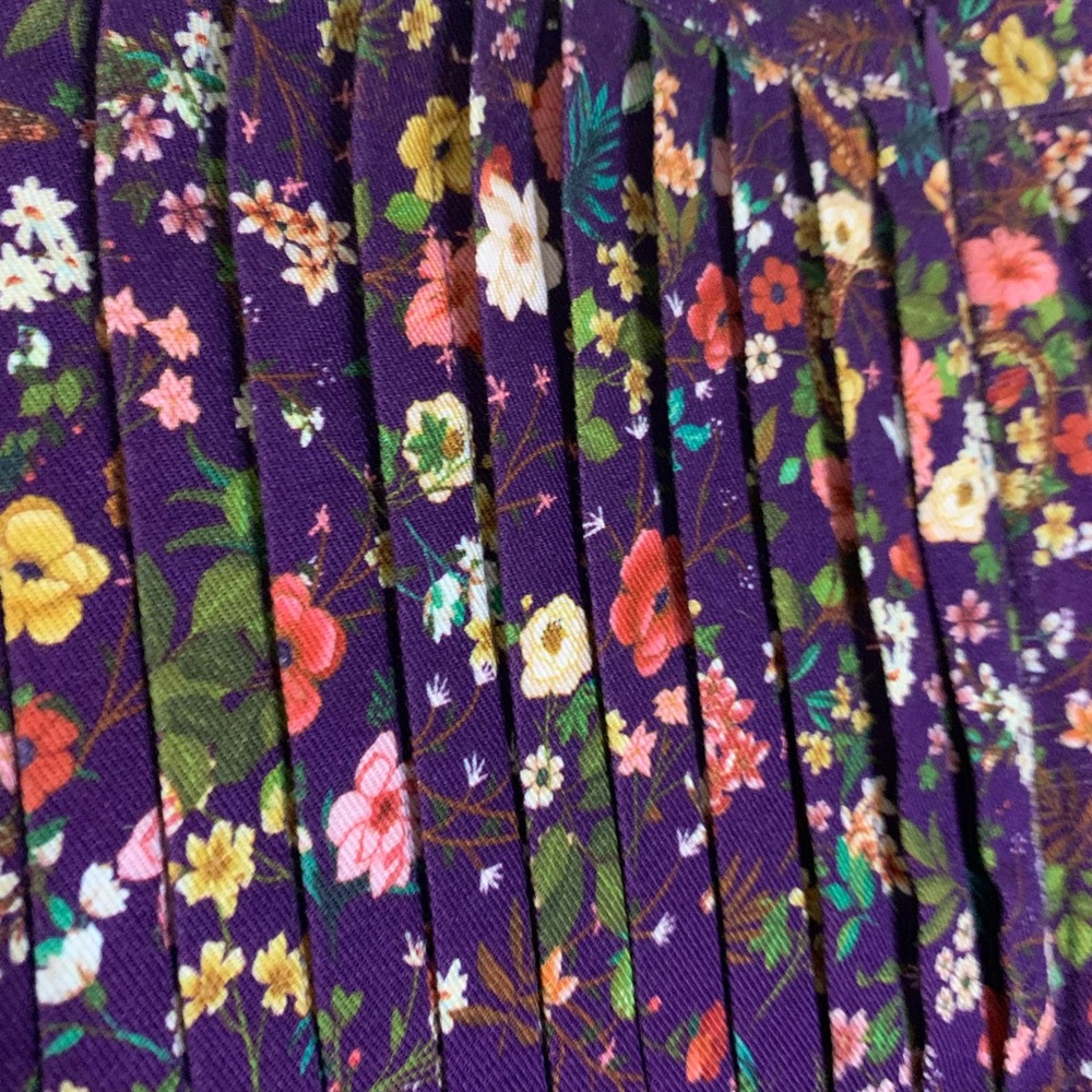 Farm Rio Floral Long Sleeve Jumpsuit in Dark Purple - Picture 10 of 14